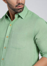 Cotton Flax Full Sleeve Shirt